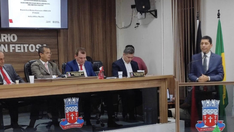 Secretário de planejamento apresenta projeto de LDO em audiência na Câmara de Cajazeiras