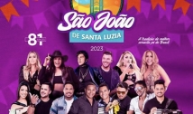 Prefeitura de Santa Luzia divulga programação do São João com Luan Santana, Joelma, Taty Girl e Murilo Huff 