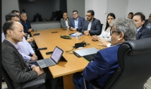 João Azevêdo discute projetos de segurança hídrica com missão do Banco Mundial