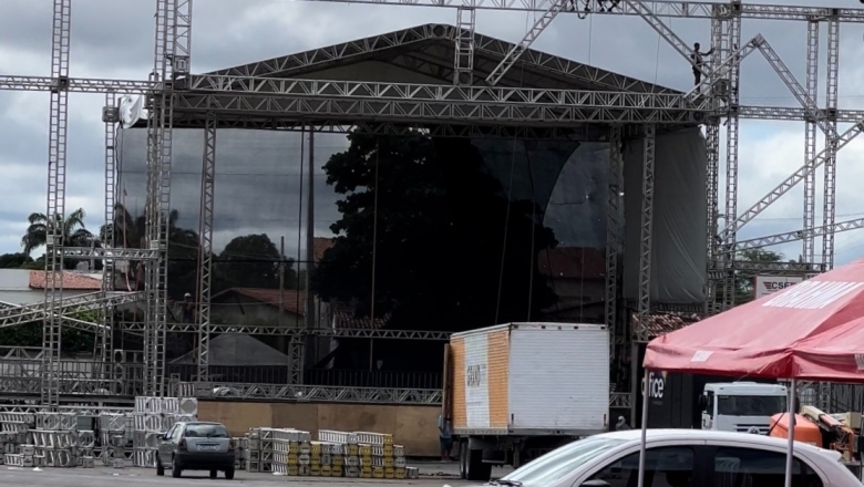 Terreiro do Forró está quase pronto para receber o público no São João de Patos 2023