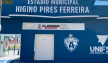 Novo Higino Pires: obras do estádio municipal serão entregues nesta sexta-feira, 07, pelo prefeito Zé Aldemir