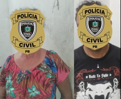 GTE prende rapaz acusado de roubo e senhora com mandado de prisão por tráfico de drogas, em Cajazeiras 