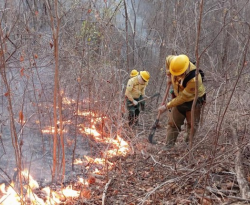 Força-tarefa controla principais focos do incêndio na Serra da Santa Catarina, no Sertão da Paraíba