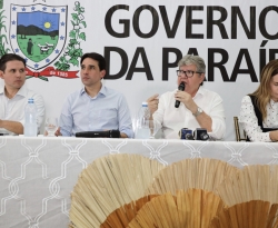 João Azevêdo e ministro Silvio Costa assinam ordem de serviço para reforma e ampliação do Aeroporto Regional de Patos 