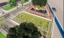 Espaço para crianças: Prefeitura de Cajazeiras avança na obra da Praça Onésio Uchôa