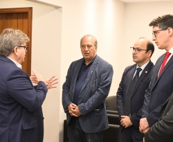 Em visita de cortesia a João Azevêdo, ministro do TCU elogia boas práticas de governança implantadas na Paraíba
