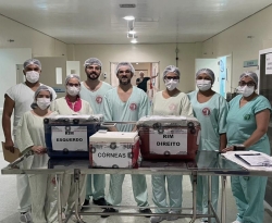 Rins e córneas doados no Hospital de Trauma de Campina Grande tiram quatro pessoas da lista de espera