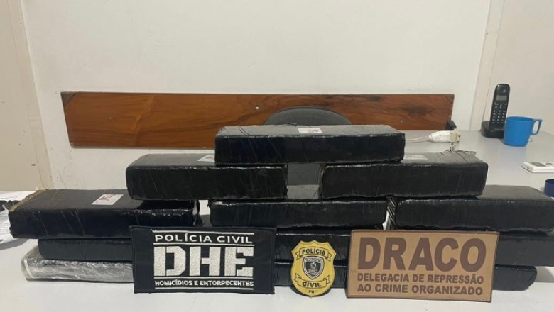 Polícia Civil prende suspeito que transportava 12 tabletes de maconha em Santa Luzia