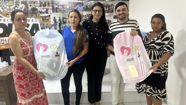 Prefeitura de Sousa realiza mais uma entrega de kits enxoval a mulheres grávidas