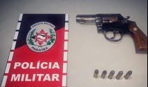 Polícia prende suspeito de roubo e apreende arma em ações nas cidades de Cajazeiras e Jacaraú