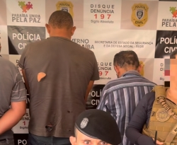 Ação conjunta das polícias Civil e Militar prende mais três homens acusados de assaltos a carro-forte, no Sertão da PB