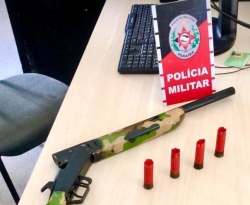 Polícia prende suspeito por porte ilegal de arma em Cajazeiras
