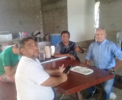 Vice-presidente da FPF visita Cajazeiras e se reúne com o empresário Tiko Miudezas