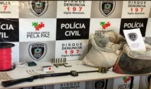 Policia apreende material em cidade do interior da PB que seria usado para explosões de bancos
