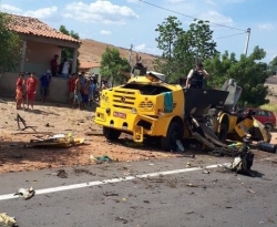 Quadrilha explode carro forte no interior do Ceará