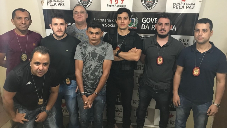 Polícia Civil prende em São José de Piranhas homem acusado de latrocínio no Ceará
