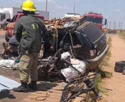 Acidente entre carro e caminhão mata vendedor de São José de Piranhas no estado do Maranhão