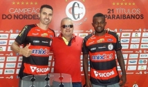 Destaques do Atlético de Cajazeiras, Yerien e Ferreira são apresentados como novos reforços do Campinense