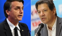 Pesquisa: Bolsonaro lidera com 57% de votos; Haddad apresenta 43%