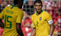 Thiago Silva será o capitão do Brasil contra a Costa Rica