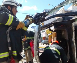 Simulação de acidentes de trânsito encerra Maio Amarelo nesta sexta (31) no centro de Cajazeiras