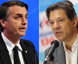 Bolsonaro diz que não acredita em "virada de Haddad"