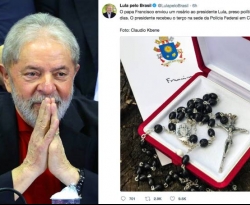 Vaticano desmente PT e diz que papa Francisco não enviou terço a Lula