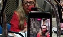 Em plena entrevista, deputada ameaça sair do estúdio após bater boca com motorista do prefeito de São João do Rio do Peixe 
