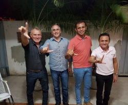 Vereadores de Cajazeiras, Delsinho, Neguinho do Mondrian e Jucinério Félix fecham apoio a Lucélio para o Governo