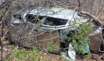 Popular registra vídeo que mostra carro destruído após acidente envolvendo freiras de Cajazeiras