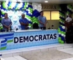 DEM realiza grande evento de filiação do prefeito Divaldo Dantas, em Itaporanga