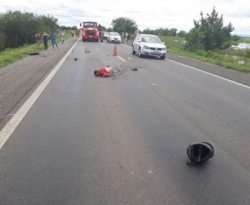 Dois acidentes com motos matam três pessoas na BR 230 em Sousa