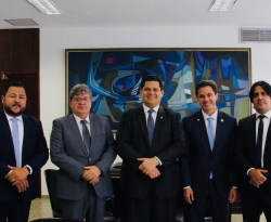João Azevêdo se reúne com presidente do Senado para acelerar tramitação de empréstimo junto ao Banco Mundial