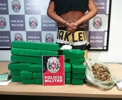 Polícia apreende 23 tabletes de maconha e cocaína em ações de combate o tráfico em JP