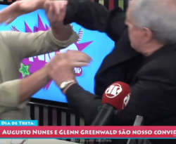 Jornalistas trocam tapas ao vivo em programa de rádio