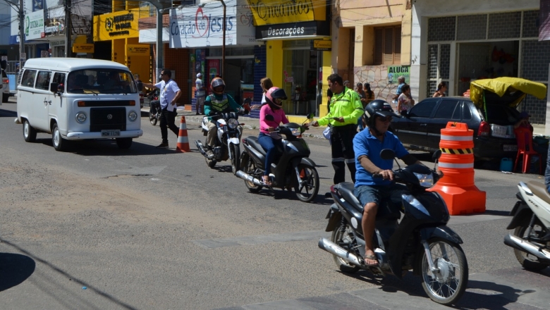 Campanha “Maio Amarelo” de prevenção a acidentes de trânsito foi aberta em Cajazeiras