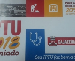 Cajazeiras: campanha IPTU 2018 é iniciada e contribuinte terá desconto e concorrerá a prêmios