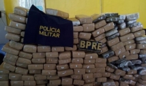 Polícia Rodoviária prende motorista de Uiraúna que transportava 183 kg de maconha em fundo falso de veículo