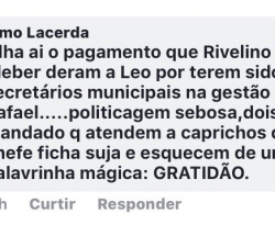 Ex-secretários são hostilizados nas redes sociais por votos pela reprovação das contas de Léo e Rafael na Câmara de Cajazeiras