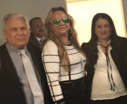 Futura secretária de Saúde de Cajazeiras, Michele Noleto, acompanha José Aldemir e Paula Francinete em Brasília
