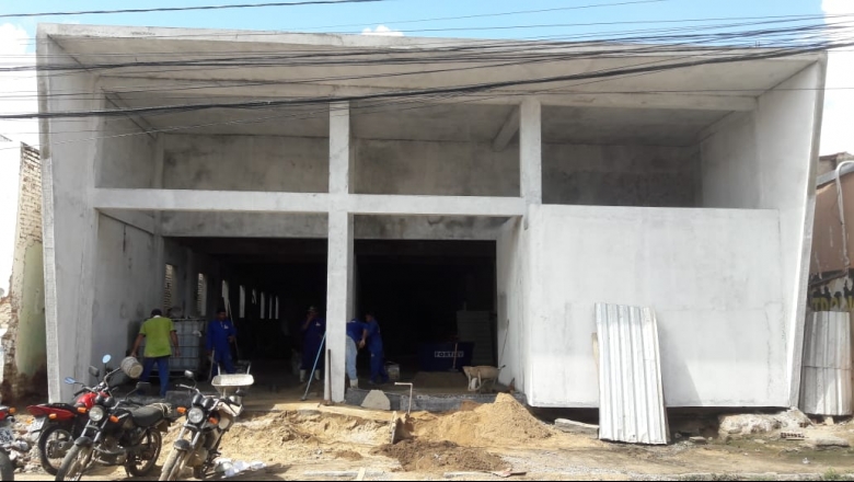 Obras de construção do Centro Especializado em Reabilitação de Sousa estão em ritmo avançado