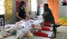Prefeitura de CG já entregou 10 mil cestas e kits alimentícios nas escolas e creches municipais