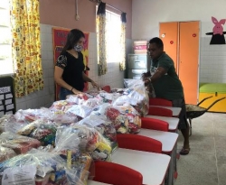 Prefeitura de CG já entregou 10 mil cestas e kits alimentícios nas escolas e creches municipais