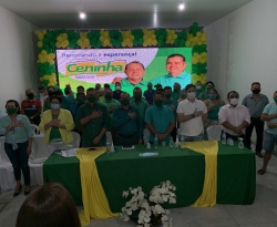 Chapa Ceninha e Sabino Júnior é oficializada em convenção partidária, em Bonito de Santa Fé
