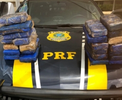 PRF apreende 31 kg de pasta base de cocaína que valeria R$ 3,9 milhões no Ceará
