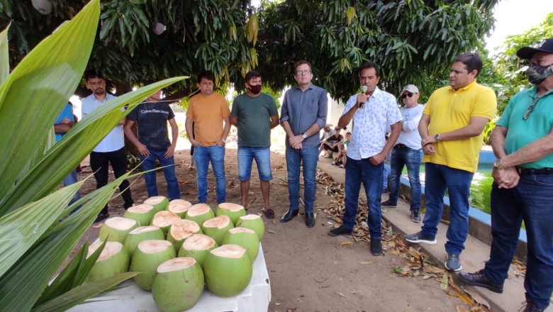 Prefeitura inicia processo de entrega de 7 mil mudas de coco nos Núcleos Habitacionais e São Gonçalo