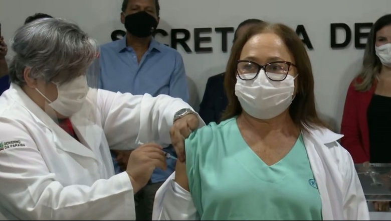 Enfermeira é a primeira vacinada contra Covid-19 na PB