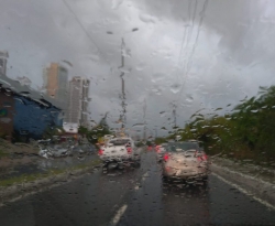 Defesa Civil registra 50,8 mm de chuva em apenas 6h em João Pessoa