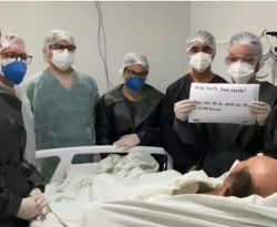 Paciente com suspeita de covid-19 é extubado na UPA de Cajazeiras e recebe homenagens; assista vídeo