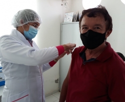 Secretaria de Saúde divulga números da vacinação em Sousa; confira vacinômetro atualizado com 11.970 doses aplicadas